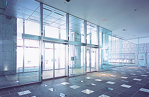 Entrance to the office