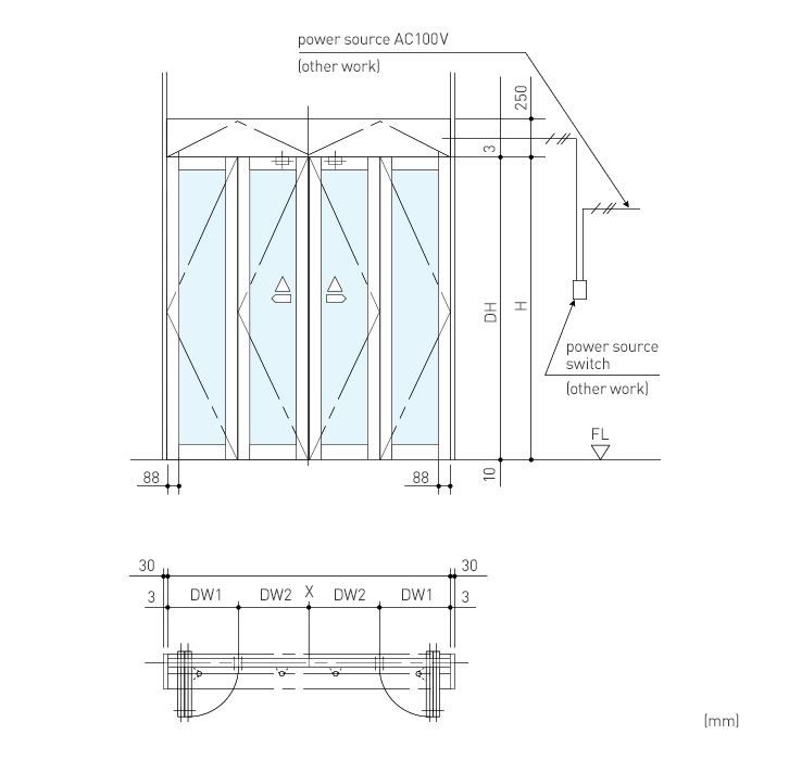 DH-41 Folding Door Operator | Swing Door/Folding Door | Product Line-up